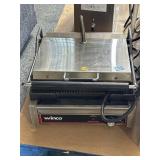 Winco Single Panini grill, approx 16in long