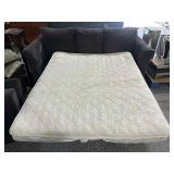 Grey Pull out bed sofa, approx 80in long