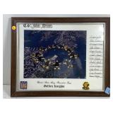 Signed framed US Army Parachute Team, Golden