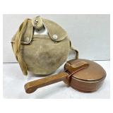 Vtg Boy Scouts of America canteen & Silent Butler