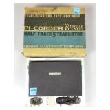 Vtg Pioneer transistorized tape recorder,