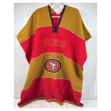 San Francisco 49ers poncho