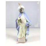 Lladro King Balthasar Nativity figurine statue,