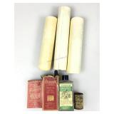 Vtg Emalgic analgesic liquid, Oliodin nasal oil,