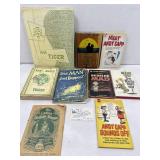 Vtg books, high school year book, MAD, Andy Capp