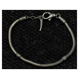 Sterling Silver Bracelet, Tw 13.2g, Sz 8in Long