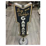 ï¿½Big Daddyï¿½s Garage Open 24/7ï¿½ liight up sign in