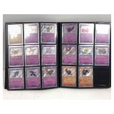 Pokï¿½mon card lot in album