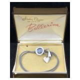 Vtg Elgin Lady Wind-up Watch Ballerina, 23 Jewels,