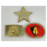USMC Brass Belt Buckle and More