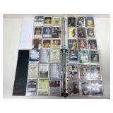 Sports card lot in albums