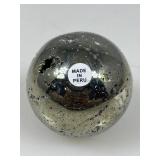 2in. Polished Peruvian Pyrite Sphere