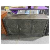 Grey wood buffet, approx 60in long