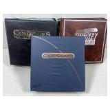 Mixed sports card lot in albums