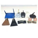 Assorted model airplane jet display stands