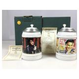 2 Elvis Presley stein beer mug, ï¿½1968 Comeback