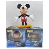 Vtg Mickey Mouse bobble head, needs repair &