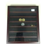 WWII Museum Souvenir Tokens, POW Chip & Wood