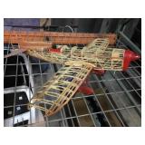 Balsa Wood RC Plane. For Repair. No Remote.