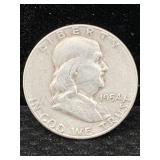 1954 Silver ï¿½ Dollar - Franklin