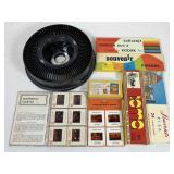 Vtg slide collection, assorted & slide carousel,