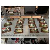 Assorted mini lighthouse statues figurines