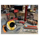 Craftsman Drill and Charger, Mag-Lite, Air
