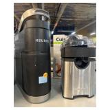 Cuisinart citrus juicer & Keurig hot water brewer