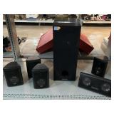 Digital Audio surround sound set w/subwoofer