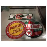 Metal Wall Signs.