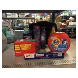 Assorted Household Cleaning and Laundry Items.