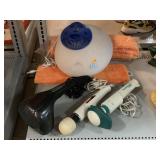 Massagers, Vaporizer, Terry Cloth Mop Heads.