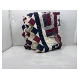 Handmade patriotic quilt