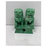 Foo dog figures, military pins and more