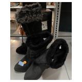 Black boots, assorted szs