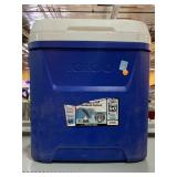 Igloo rolling cooler.
