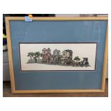 Framed Needlepoint Wall Art.