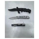 Pocket knives and multi tool. 4pcs