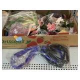 Craft Supplies. Artificial Flowers, Bead Strands,