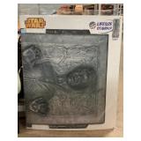 Star Wars life size stand up print on cardboard.