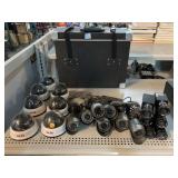 CCD security cameras & storage case