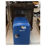 Electric fireplace & portable mini refrigerator