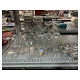 Glassware, wine, champagne & napkin ring holders