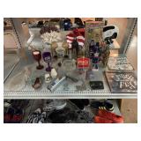 Collectible Bottles, Skull Cups, Wallet with