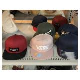 Assorted hats, Vans