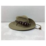 Henshel HatQuarters hat with crocodile strap,