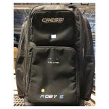 Cressi Moby rolling canvas luggage tote.