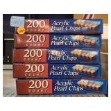 1000 Acrylic Pearl chips