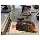 Lionel Trains Booklets, Metal Case, and TWA Cards