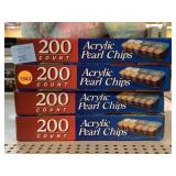 800 Acrylic Pearl chips